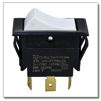 Jade Range 2035600000 SWITCH, ON/OFF/ON WHITEROCKER for Jade - Part# 2035600000 (2035600000)