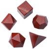 Crocon Red Jasper 5Pcs Platonic Solids Crystal Geometry Set, Platonic Solids Sacred Geometric Stones for Meditation Reiki Balancing Healing Chakra Stone Cleansing Spiritual Good Luck (1520 mm) view 1