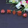 Crocon Red Jasper 5Pcs Platonic Solids Crystal Geometry Set, Platonic Solids Sacred Geometric Stones for Meditation Reiki Balancing Healing Chakra Stone Cleansing Spiritual Good Luck (1520 mm) view 4