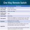 Wireless Switch 400ft Long Range Wide Voltage 85~265V Large Load Remote Control for Lights Pumps Water Heaters Vacuum(2 Remote) view 3