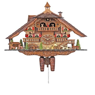 Engstler Quartz Cuckoo Clock - The Busy Wood Chopper