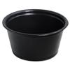 Solo Dcc200Pcblk Conex Complements Plastic Portion Cup 2 Oz. Black 125/Bag 20 Bags/Carton view 1