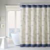 Tommy Bahama - Shower Curtain, 100% Durable Cotton Fabric with Medium-Weight Feel, Coastal Bathroom Decor (Caribbean Sea Blue, 72' x 72') view 4