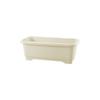 Richell Hanar Plastic Pot, Wide Planter, Type 55, Ivory view 1
