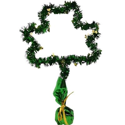 Brite Star 15 x 11.25 inch St. Patricks Day Leprechaun Hat Tinsel Frame