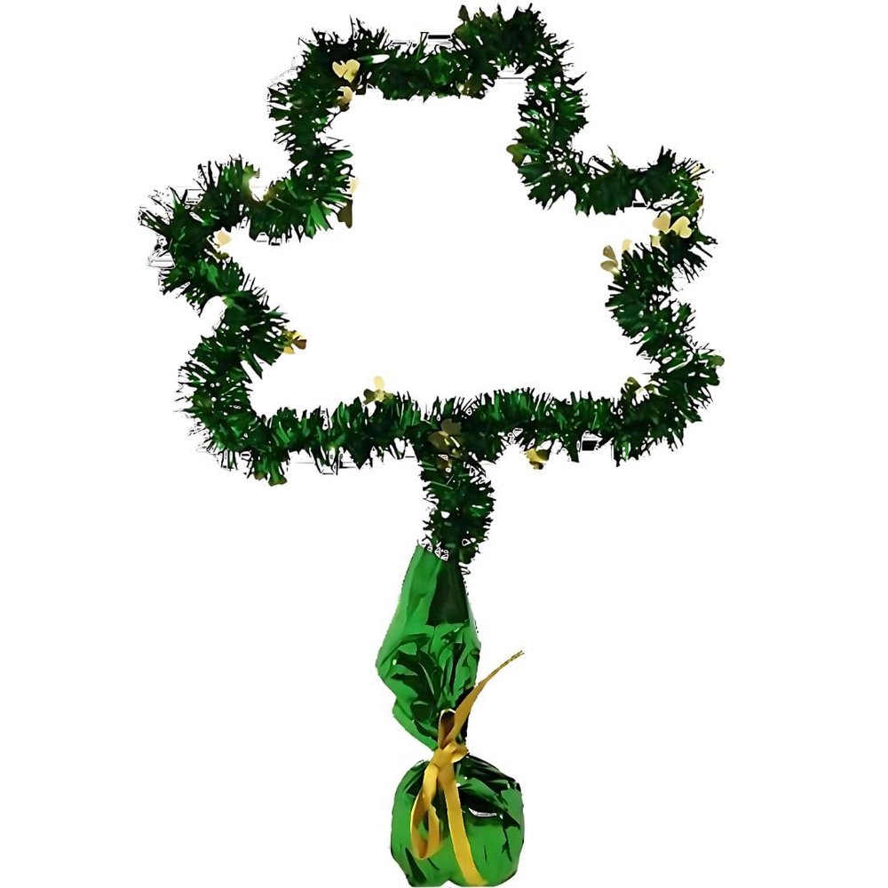 Brite Star 15 x 11.25 inch St. Patricks Day Leprechaun Hat Tinsel Frame
