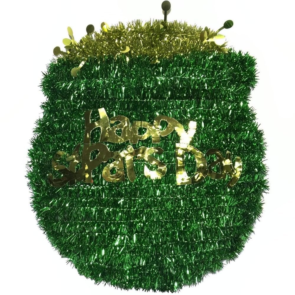 Brite Star Honeypot Green/Gold Coins St Patrick's Day Tinsel