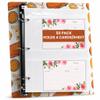 Recipe Card Protectors 4x6 for 3 Ring Binder, 50 Pack (200 Pockets) view 1