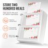 Recipe Card Protectors 4x6 for 3 Ring Binder, 50 Pack (200 Pockets) view 3
