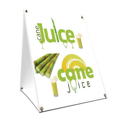 A-Frame Sidewalk Tune Ups Brakes Oil Change Sign with Graphics On Each Side | 24" X 36" Print Size