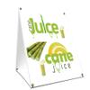 A-Frame Sidewalk Tune Ups Brakes Oil Change Sign with Graphics On Each Side | 24" X 36" Print Size view 1