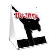 A-Frame Sidewalk Jiu-Jitsu Sign with Graphics On Each Side | 18" X 24" Print Size view 1