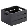 American Metalcraft WCBL7 Wood Caddy, 7 1/2", 7", Black view 1