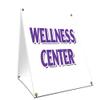A-Frame Sidewalk Wellness Center Sign with Graphics On Each Side | 24" X 36" Print Size view 1