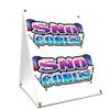 A-Frame Sidewalk SNO Cones Sign with Graphics On Each Side | 18" X 24" Print Size view 1