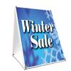 A-Frame Sidewalk Winter Sale Sign with Graphics On Each Side | 24" X 36" Print Size view 1