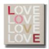 Epic Graffiti 'Love Stencil' by Linda Woods, Canvas Wall Art, 16"x18" view 1