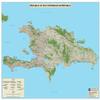 16" x 24" 1978 Map of Haiti & Dominican Republic Geography view 1