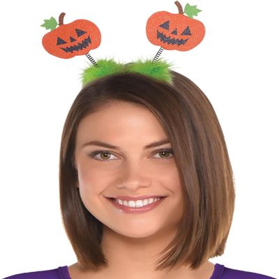 Amscam Jack O' Lantern Head Bopper | Adult Size | 1 Pc, Multicolor