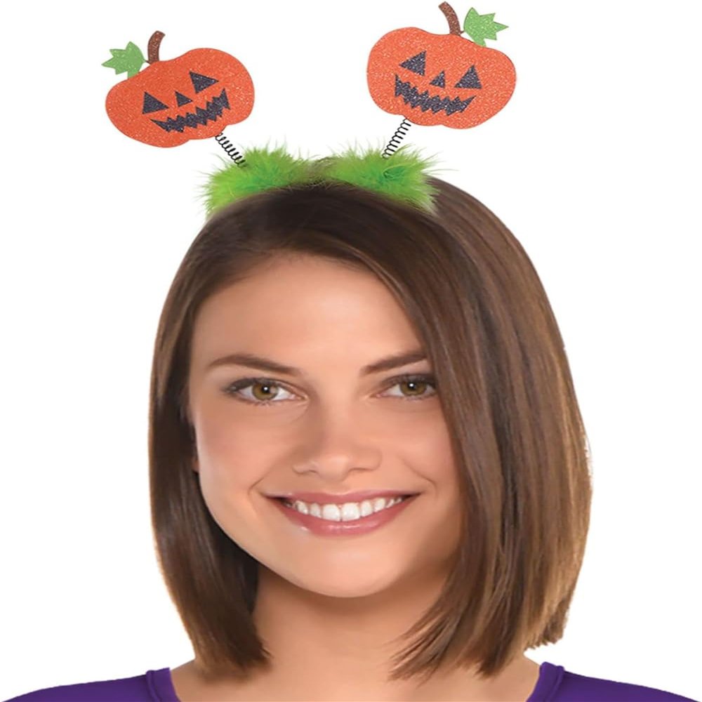 Amscam Jack O' Lantern Head Bopper | Adult Size | 1 Pc, Multicolor