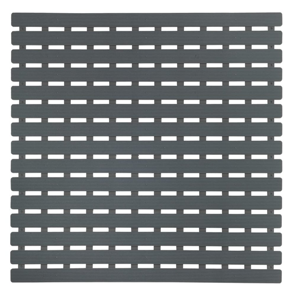 Wenko 23125100 Shower mat Arinos 21.3 x 21.3 inch Gray