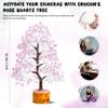 Crocon Rose Quartz Crystals Tree, Birthday Gifts for Women, Mom, Sister & Girlfriend | Pink Room Decor Healing Crystals | House Warming Gifts Unique Spiritual Present Idea for Woman & Men Decoration view 3