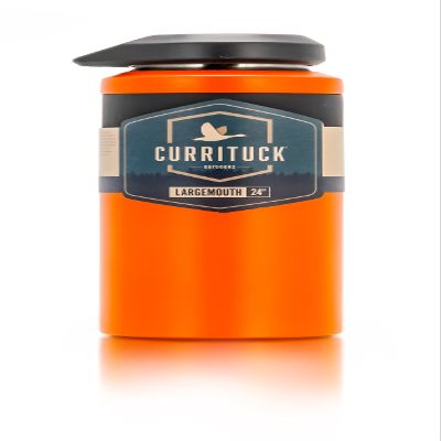 Camco Currituck Wide Mouth Orange 24 oz. Water Bottle - BPA Free, Keeps Drink's Temperature For Hours, Great for Outdoor Activities (51943)