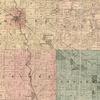 18" x 24" 1870 Map of Cook Du Page Counties & Norther Portion of Lake County Indiana view 2
