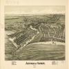 18" x 24" 1896 Map of Ashtabula Harbor Ohio view 1
