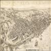 12" x 24" 1900 Map of Newburgh New York United States Aerial View view 1