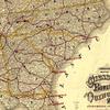 18" x 24" 1881 Map of Chicago Burlington & Quincy Rail Road & Connecting Lines view 2