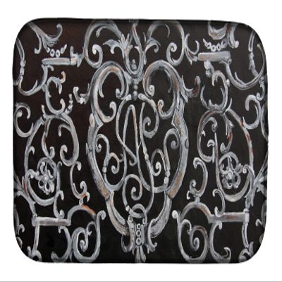 Caroline's Treasures 8927DDM Ironwork Fence Dish Drying Mat Absorbent Dish Drying Mat Pad for Kitchen Counter Dish Drainer Mat for Countertop, 14 x 21", Multicolor
