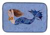 Caroline's Treasures 8337DDM Mermaid Dish Drying Mat Absorbent Dish Drying Mat Pad for Kitchen Counter Dish Drainer Mat for Countertop, 14 x 21", Multicolor view 1