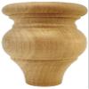 Highland Manor Wood Products Crenshaw Bun Foot - 4 1/2" Tall x 3 3/8" Wide (Cherry) (Set of 4) view 2