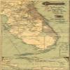 10" x 24" 1893 Map Of Florida Peninsula & Adjacent Islands East Coast Line Saint Augistines Routes & Connections view 1