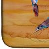 Caroline's Treasures 8145DDM Shrimp Dish Drying Mat Absorbent Dish Drying Mat Pad for Kitchen Counter Dish Drainer Mat for Countertop, 14 x 21", Multicolor view 4