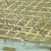 18" x 24" 1867 Map Winona City Minnesota United States Birds Eye View view 2
