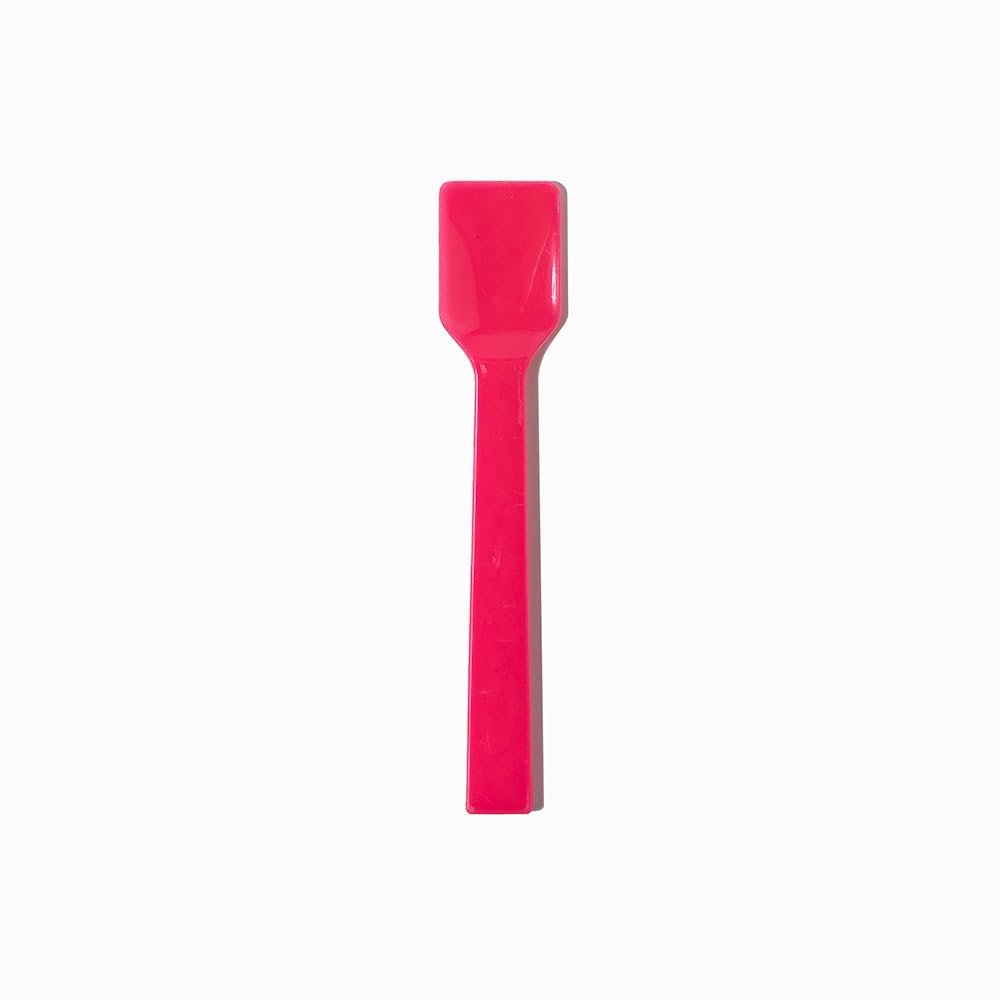 Frozen Dessert Supplies 4 Inch 3000 Count Pink Gelato Spoons | Disposable Plastic Ice Cream Spoons & Dessert Spoons for Gelato, Frozen Yogurt | Mini Small Plastic Spoons for Food Service