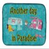 Caroline's Treasures 8758DDM Another Day in Paradise Dish Drying Mat Absorbent Dish Drying Mat Pad for Kitchen Counter Dish Drainer Mat for Countertop, 14 x 21", Multicolor view 1
