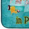 Caroline's Treasures 8758DDM Another Day in Paradise Dish Drying Mat Absorbent Dish Drying Mat Pad for Kitchen Counter Dish Drainer Mat for Countertop, 14 x 21", Multicolor view 4