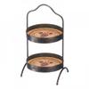 Accent Plus Vineyard 2-Tier Standing Tray 14.25x13.25x25 view 1