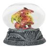 Ebros Small Mythical Fire Lava Volcanic Hyperion Dragon Water Globe Figurine with Glitters 4.5" H Sparkly Glitter Globe Collectible 80mm view 1