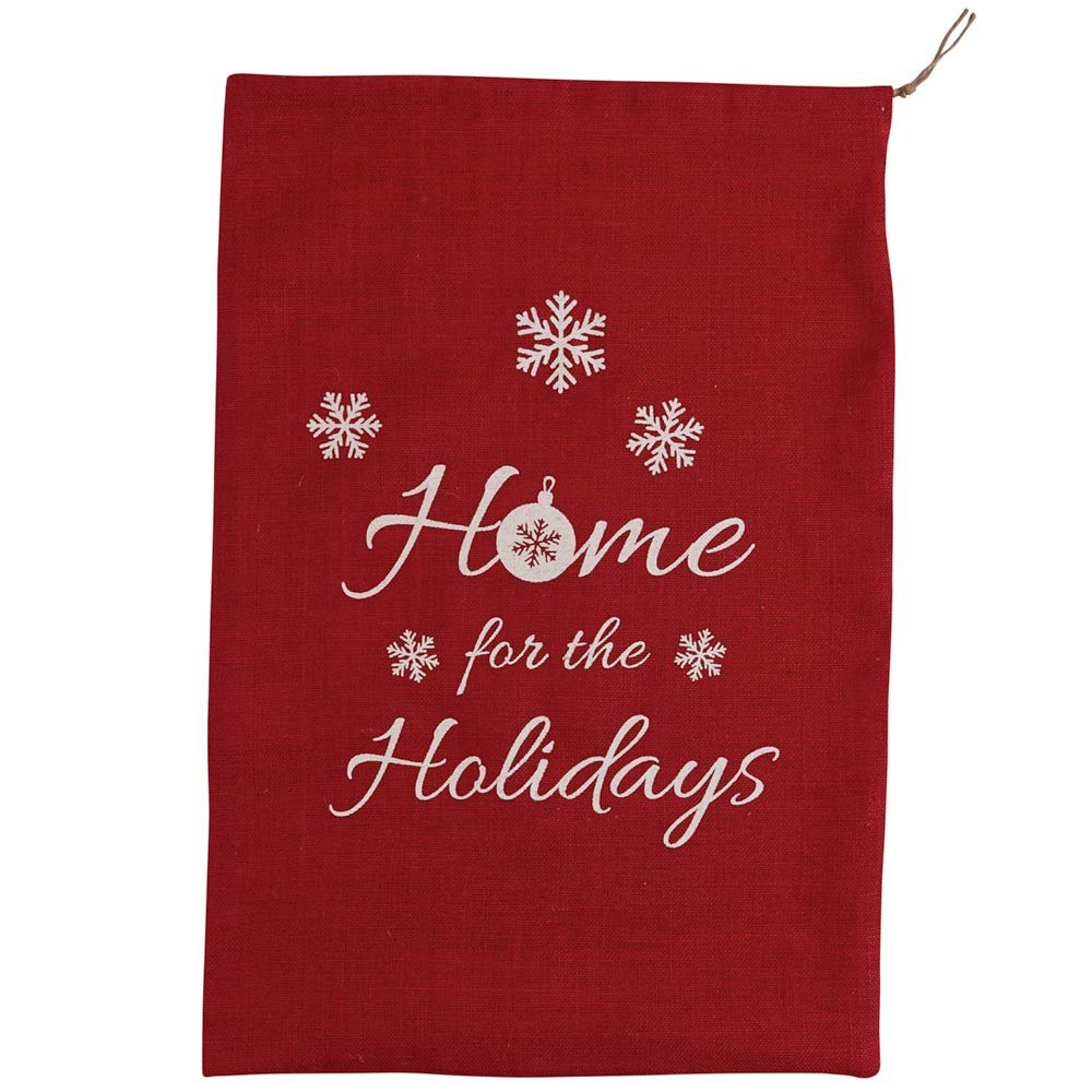 Park Designs Home for Holidays Print Santa Sack
