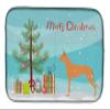 Caroline's Treasures BB2906DDM Pharaoh Hound Merry Christmas Tree Dish Drying Mat Absorbent Dish Drying Mat Pad for Kitchen Counter Dish Drainer Mat for Countertop, 14 x 21", Multicolor view 1