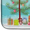 Caroline's Treasures BB2914DDM Scottish Deerhound Merry Christmas Tree Dish Drying Mat Absorbent Dish Drying Mat Pad for Kitchen Counter Dish Drainer Mat for Countertop, 14 x 21", Multicolor view 4