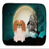Caroline's Treasures BB2293DDM Halloween Scary Pekingese Red White Dish Drying Mat Absorbent Dish Drying Mat Pad for Kitchen Counter Dish Drainer Mat for Countertop, 14 x 21", Multicolor view 1