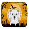Caroline's Treasures BB1766DDM Halloween Maltese Dish Drying Mat Absorbent Dish Drying Mat Pad for Kitchen Counter Dish Drainer Mat for Countertop, 14 x 21", Multicolor view 1