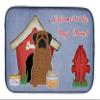 Caroline's Treasures BB2769DDM Dog House Collection Mastiff Brindle Dish Drying Mat Absorbent Dish Drying Mat Pad for Kitchen Counter Dish Drainer Mat for Countertop, 14 x 21", Multicolor view 1