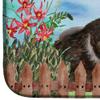Caroline's Treasures CK1274DDM Siberian Husky #2 Spring Dish Drying Mat Absorbent Dish Drying Mat Pad for Kitchen Counter Dish Drainer Mat for Countertop, 14 x 21", Multicolor view 4