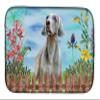 Caroline's Treasures CK1236DDM Weimaraner Spring Dish Drying Mat Absorbent Dish Drying Mat Pad for Kitchen Counter Dish Drainer Mat for Countertop, 14 x 21", Multicolor view 1